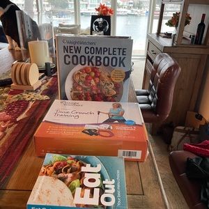 Created a set. Weight watchers cookbook and training video brand new!